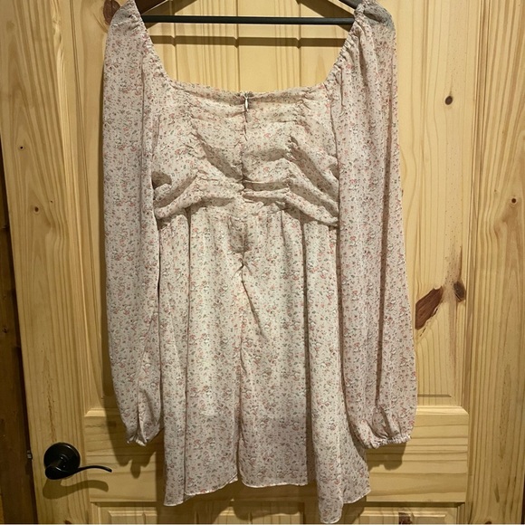 Altar'd State Cream Floral Mini Dress - Picture 3 of 13